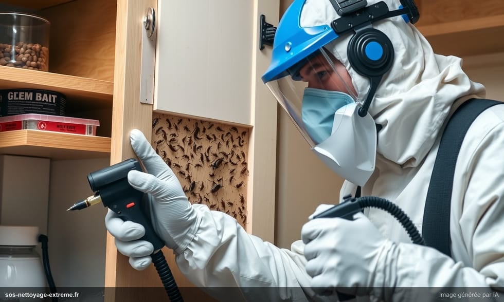 Cafards dans un appartement : protocole d'éradication complet