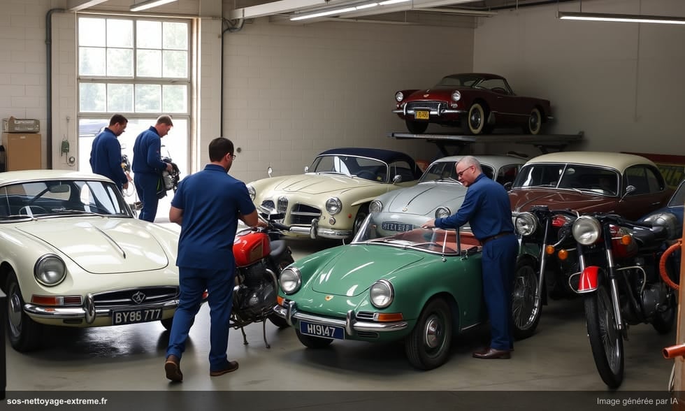 Débarras de collection de voitures ou motos anciennes