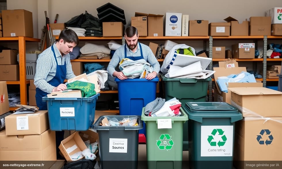 Débarras et économie circulaire : don, recyclage, valorisation