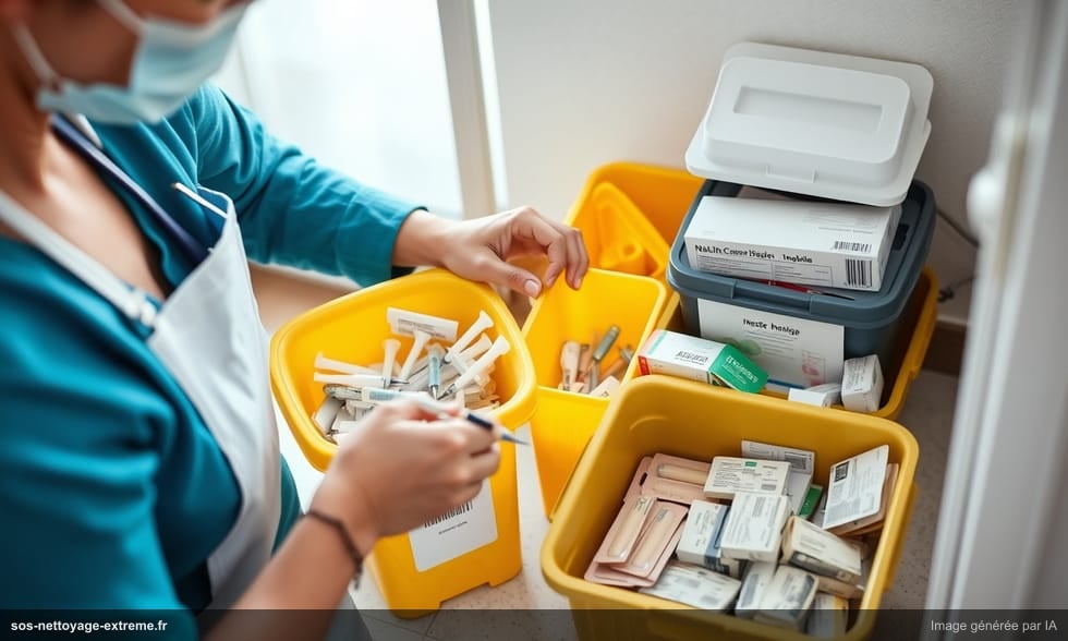 Déchets médicaux à domicile : guide complet pour les aidants