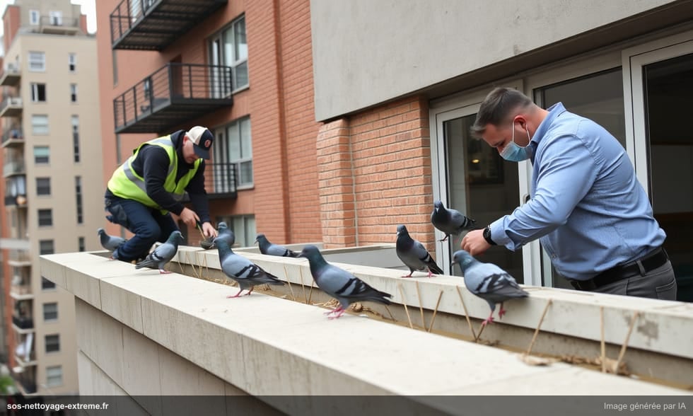 Dépigeonnage en copropriété : qui paie et comment décider