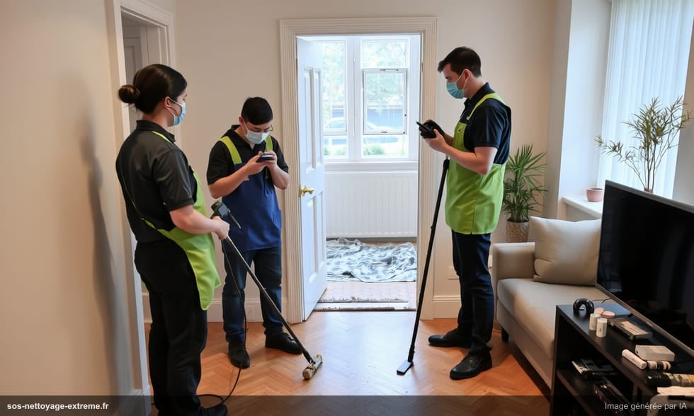 Nettoyage logement Airbnb dégradé par un locataire