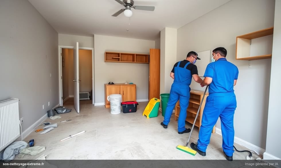 Nettoyage de logement après hospitalisation longue durée