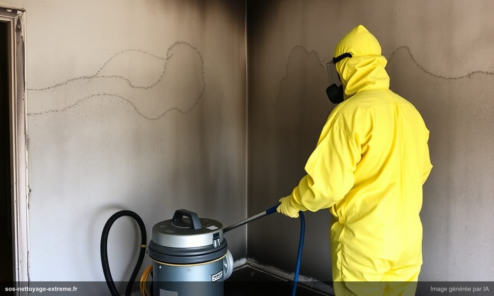 Nettoyage après incendie : les étapes de la décontamination