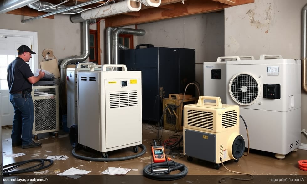 Nettoyage après inondation : moisissures et asséchement technique