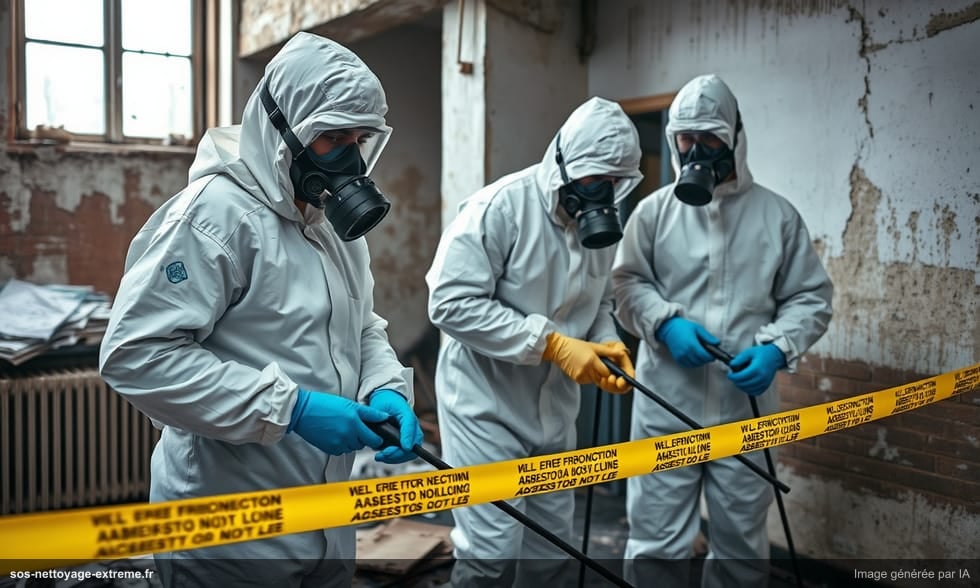 Nettoyage extrême et amiante : les précautions réglementaires