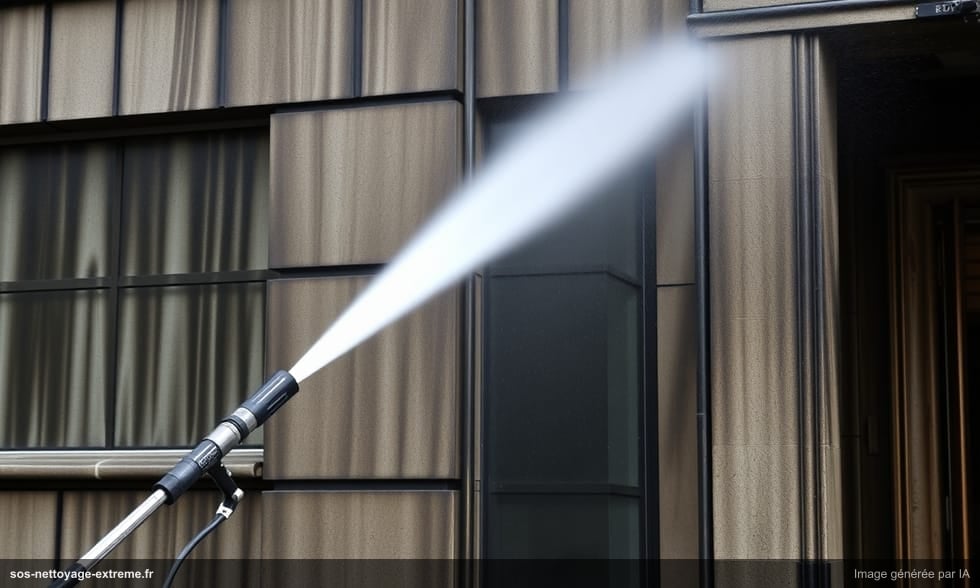 Nettoyage de façade après pollution urbaine : suie et dépôts