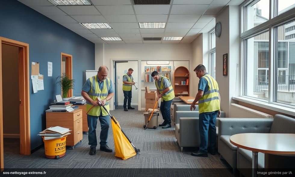 Nettoyage de local syndical ou associatif après fermeture