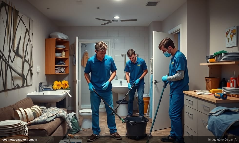 Rentrée et nettoyage de logement étudiant insalubre