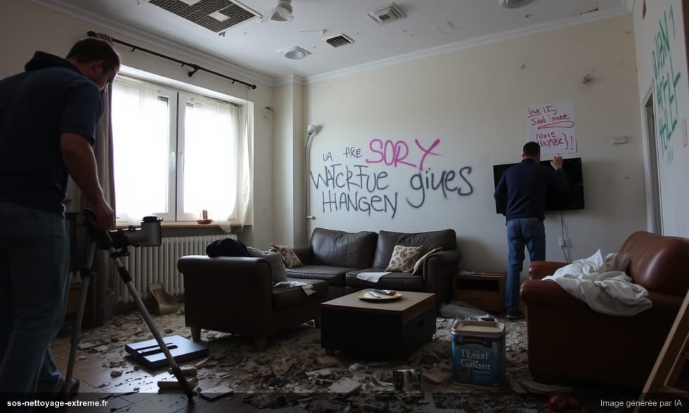 Nettoyage logement squatté : loi anti-squat 2023 et remise en état
