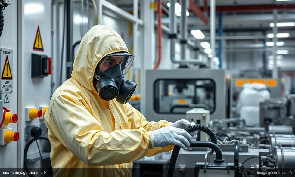 Nettoyage en milieu chimique et plasturgie : COV et déchets dangereux
