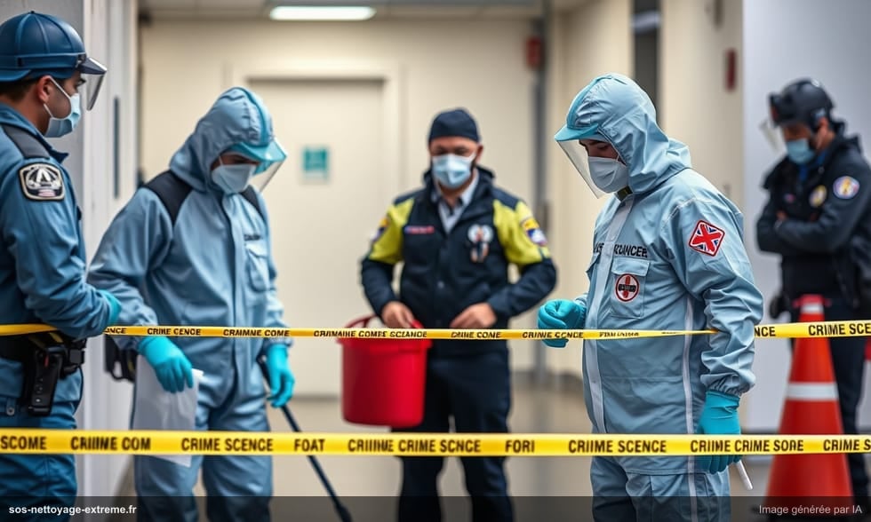 Nettoyage de scène de crime : cadre légal et procédures