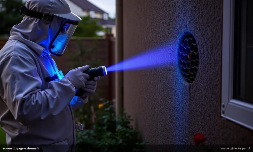 Nids de guêpes : localisation et traitement sécurisé