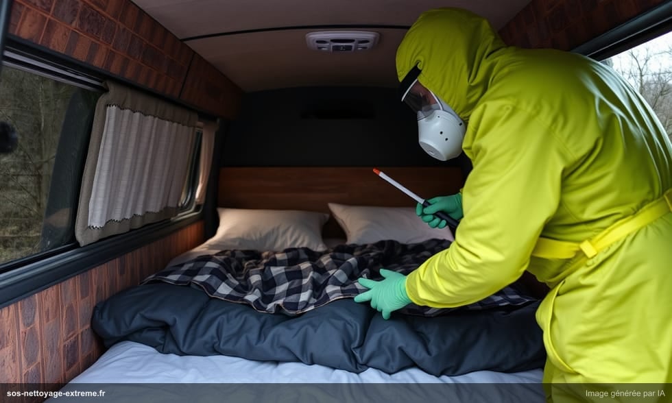 Punaises de lit dans les camping-cars et van aménagés
