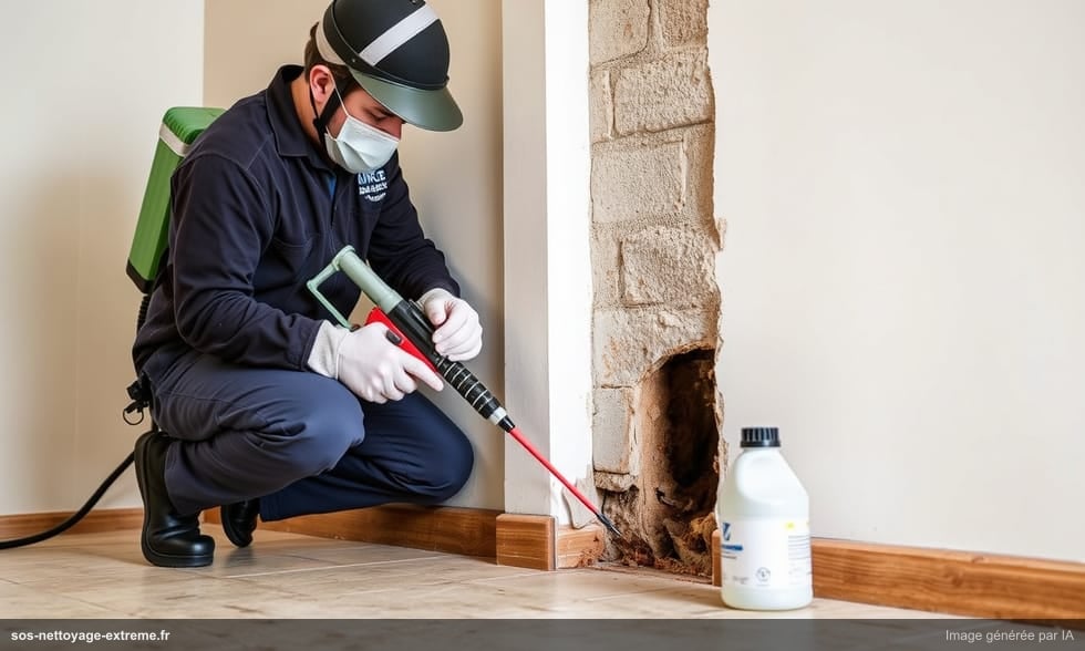 Traitement anti-termites : identification et intervention