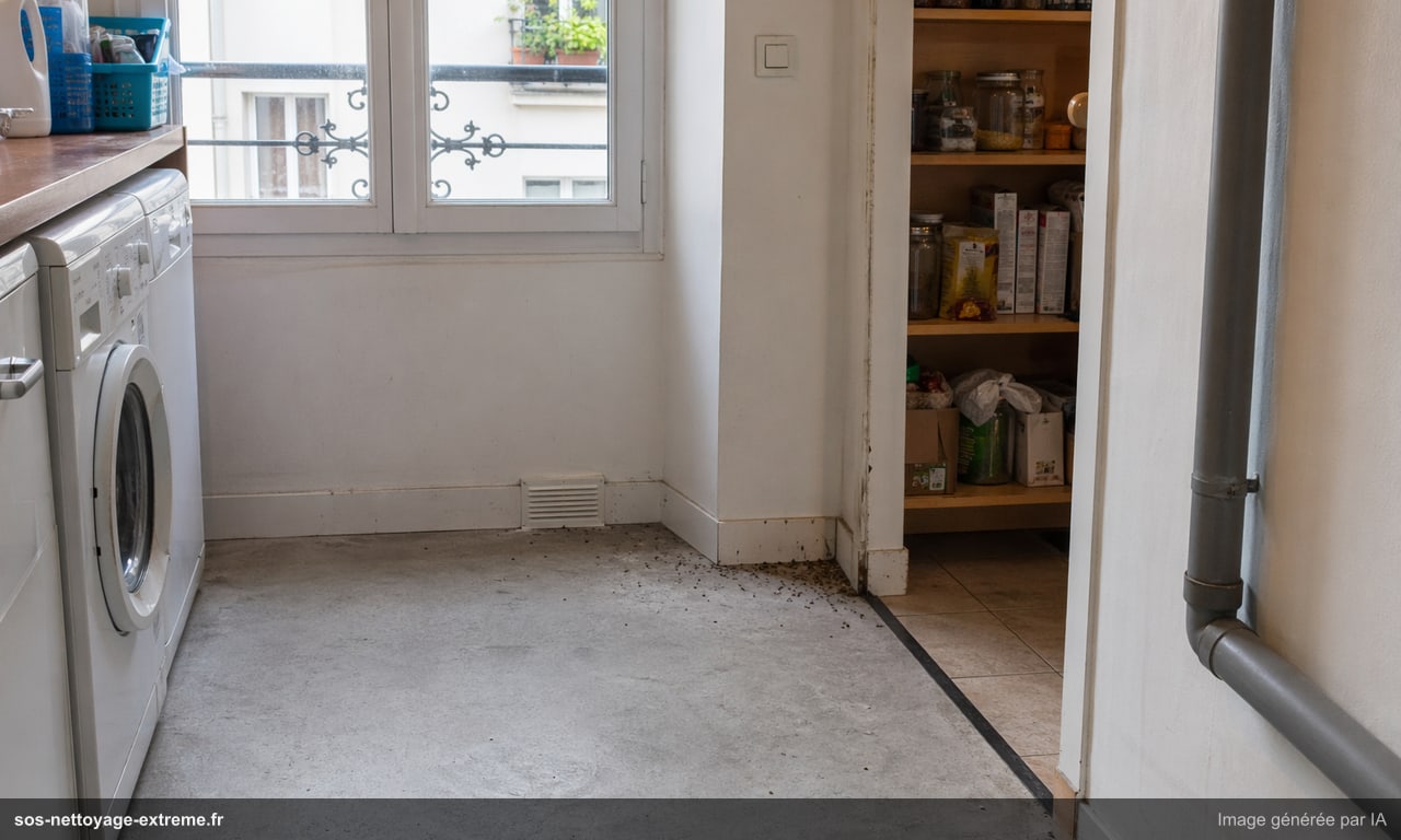 Illustration d’indices de nuisibles dans un logement ou local en France