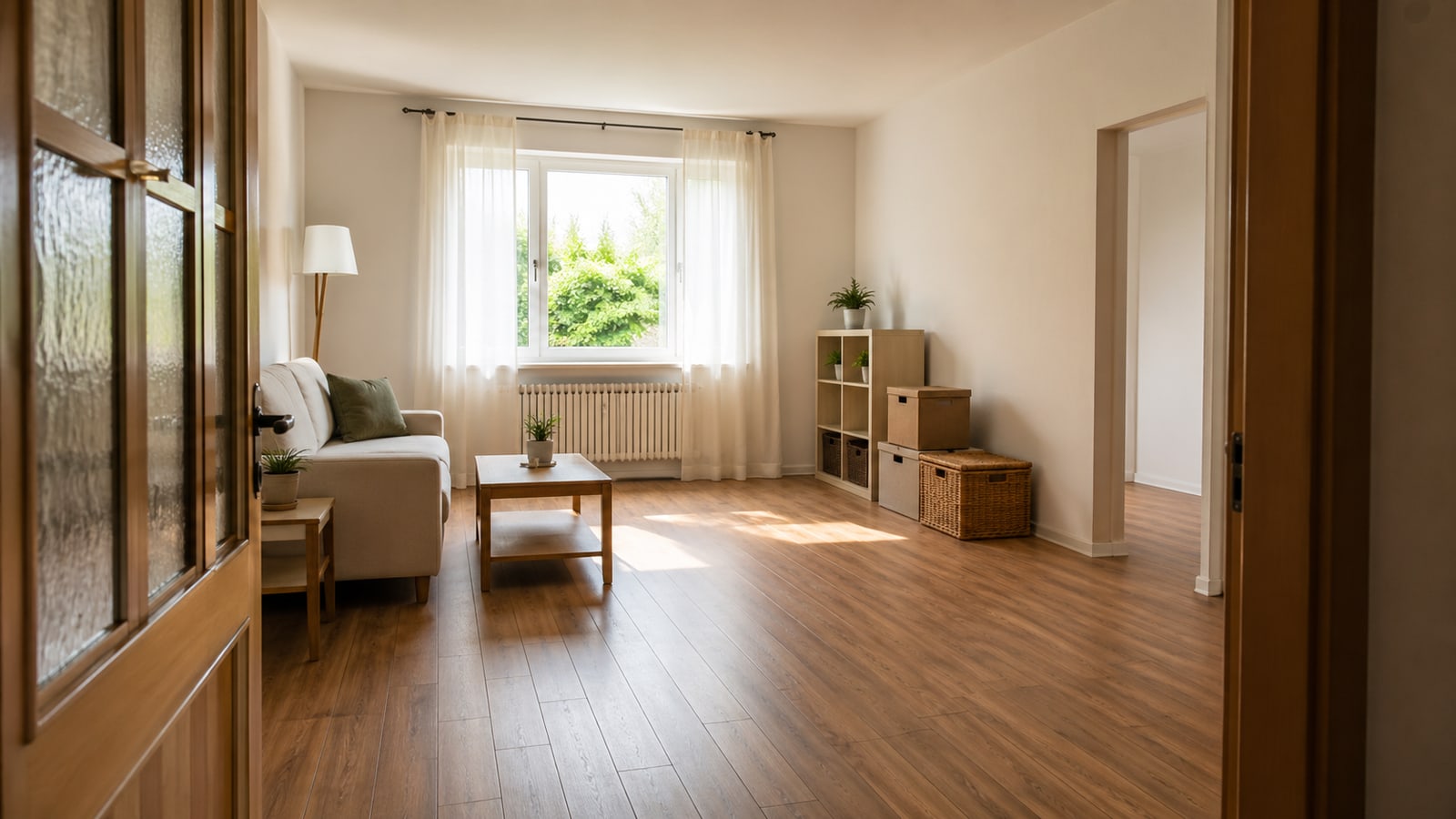 Illustration d’une maison dégagée après débarras en France